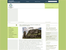 Tablet Screenshot of meioambienteuerj.com